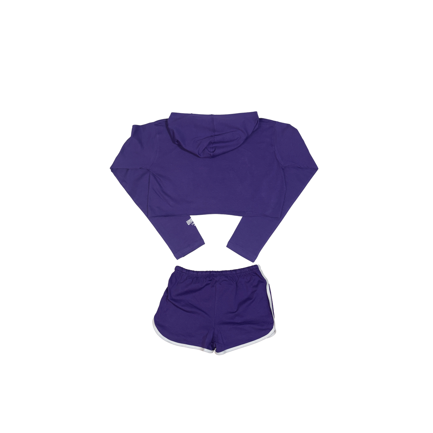 WOMEN'S TRIBE CROP HOODIE SHORT SET