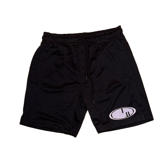UNRELATED OVAL BADGE MESH SHORTS