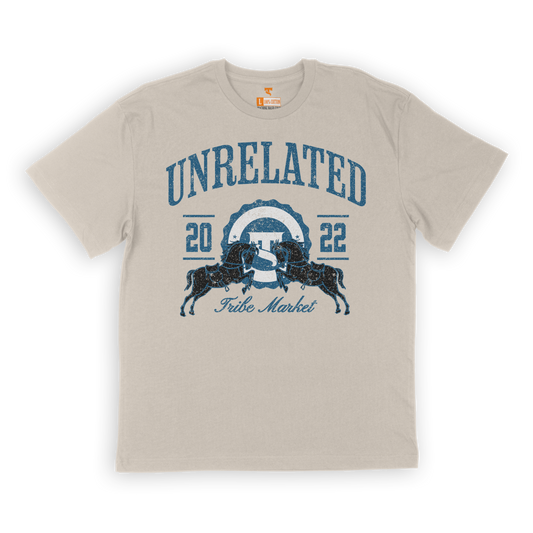 TRIBE MARKET HORSES BOXY TEE