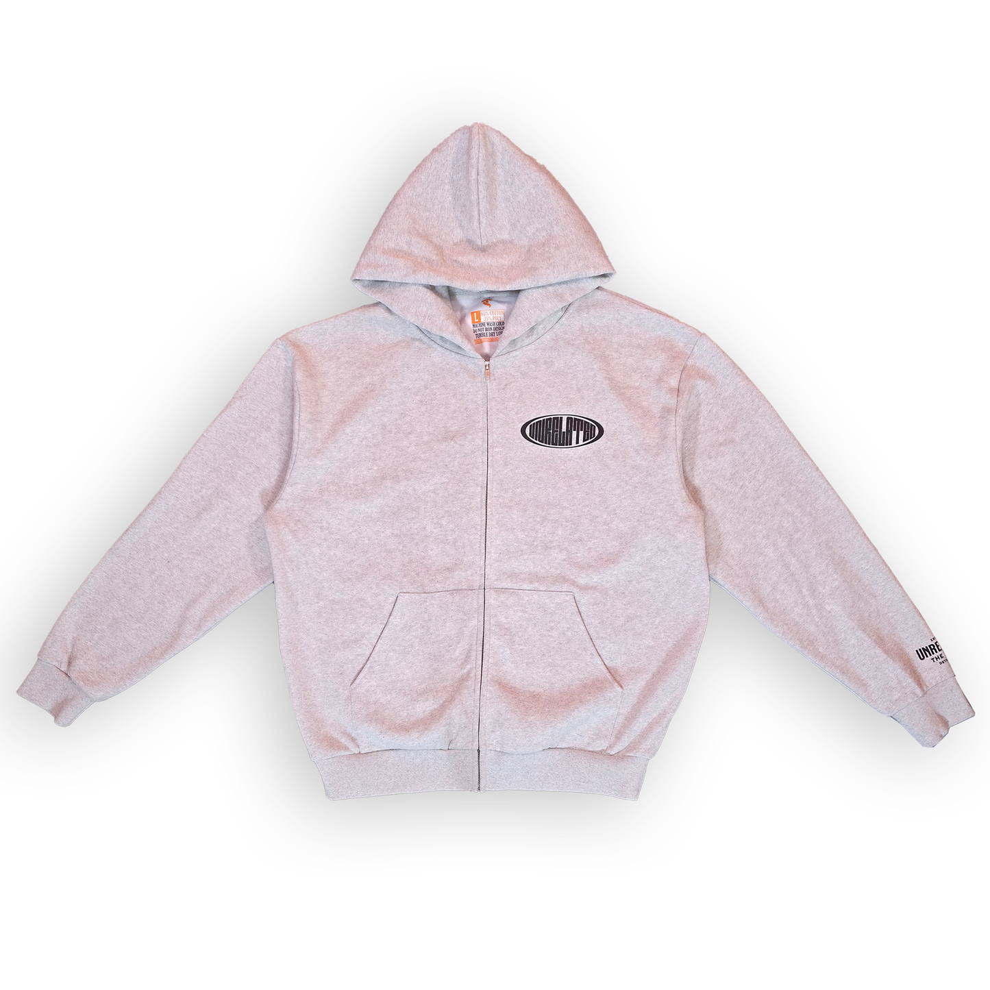 OVAL ZIP HOODIE