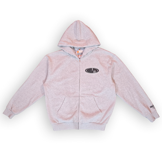 OVAL ZIP HOODIE